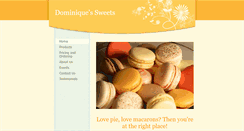 Desktop Screenshot of dominiquesweets.com